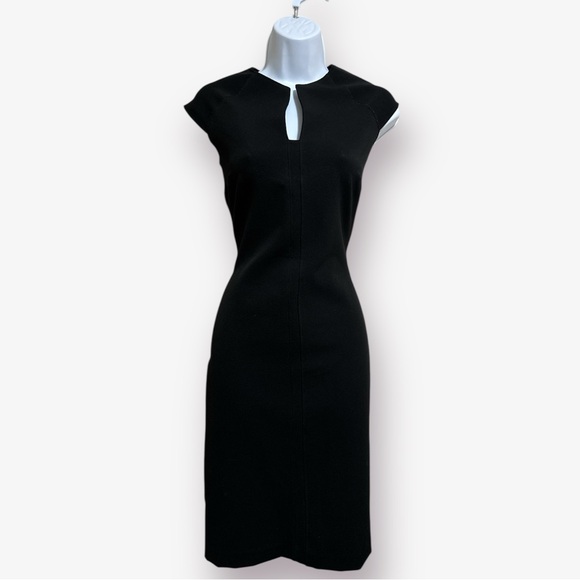 Zara Dresses & Skirts - Zara Black Sleeveless Dress with Cut-out Neckline
